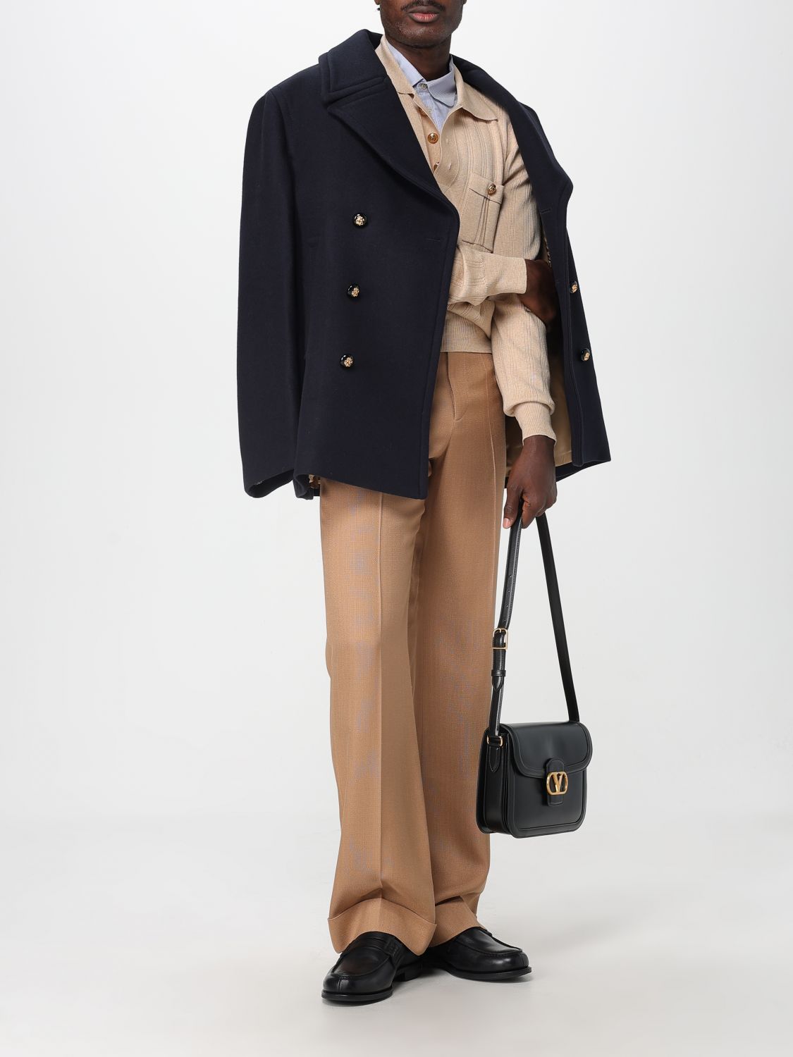Valentino Coat Men Blue