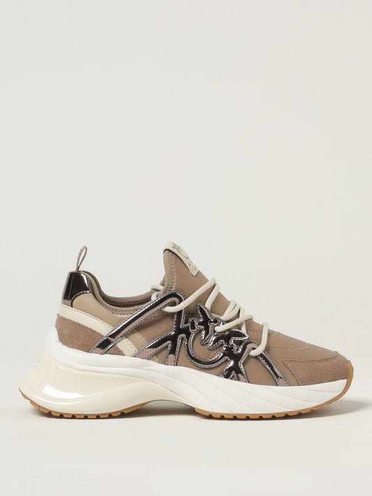 Pinko Sneakers Woman Beige