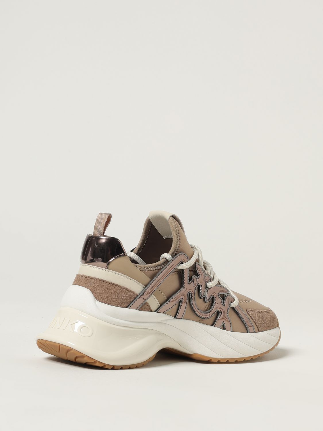 Pinko Sneakers Woman Beige