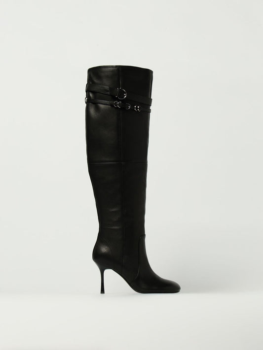 Pinko Flat Ankle Boots Woman Black