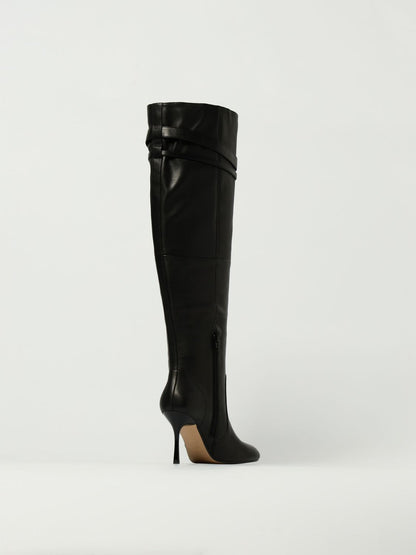 Pinko Flat Ankle Boots Woman Black