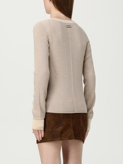 Pinko Cardigan Woman Beige