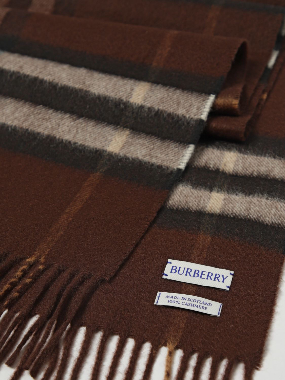 Burberry Scarf Men Brown