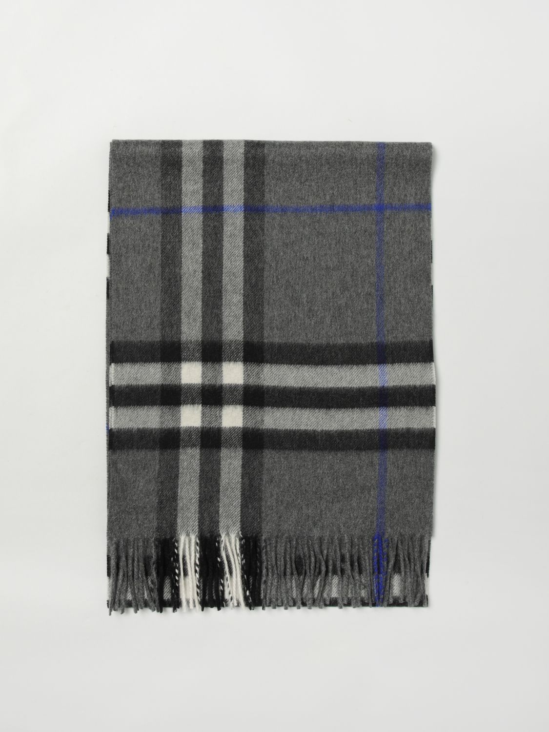Burberry Scarf Men Grey