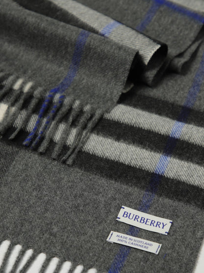 Burberry Scarf Men Grey