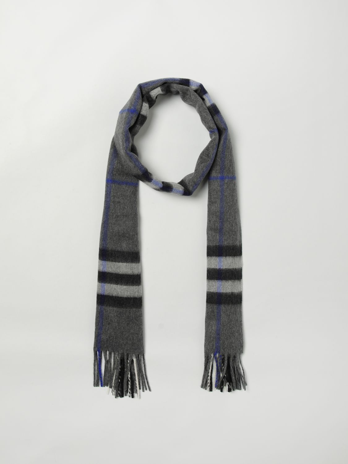 Burberry Scarf Men Grey