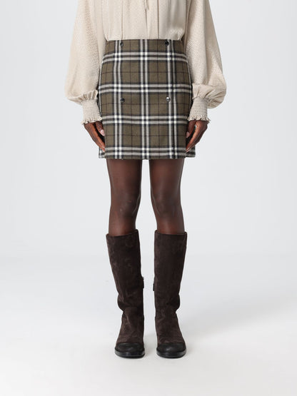 Burberry Skirt Woman Green