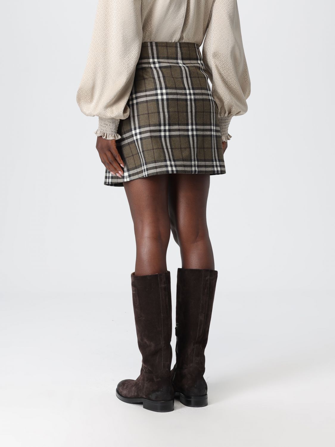 Burberry Skirt Woman Green