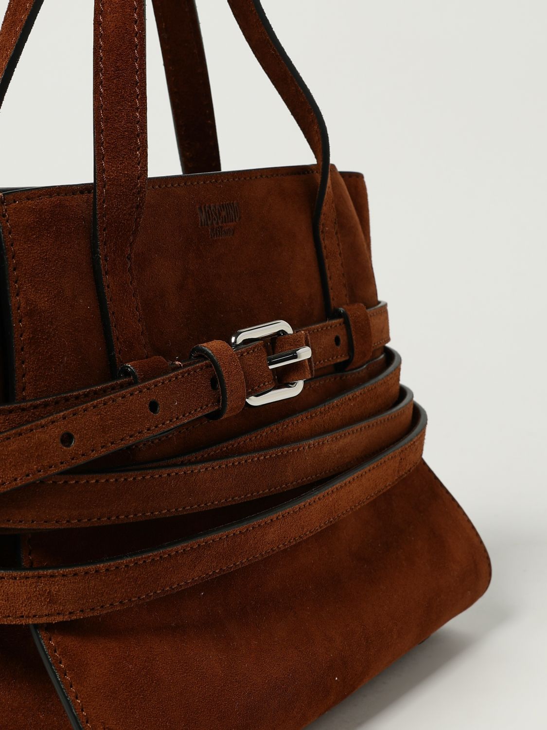 ハンドバッグ MOSCHINO COUTURE Woman Handbag Brown 75808035 0101 Moschino Couture Handbag Woman Brown – Modishus