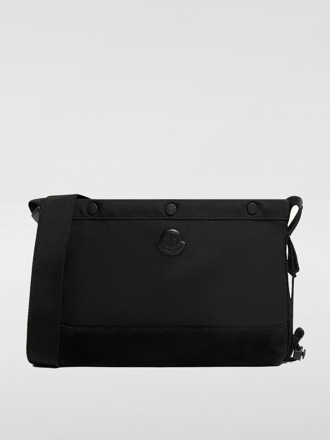 Moncler Shoulder Bag Men Black