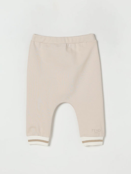Fendi Pants Kids Beige