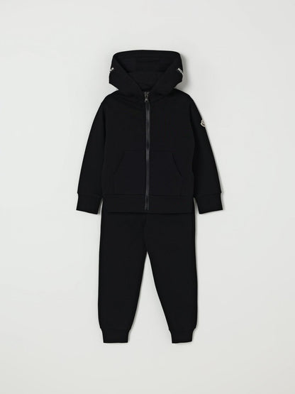Moncler Clothing Set Kids Black