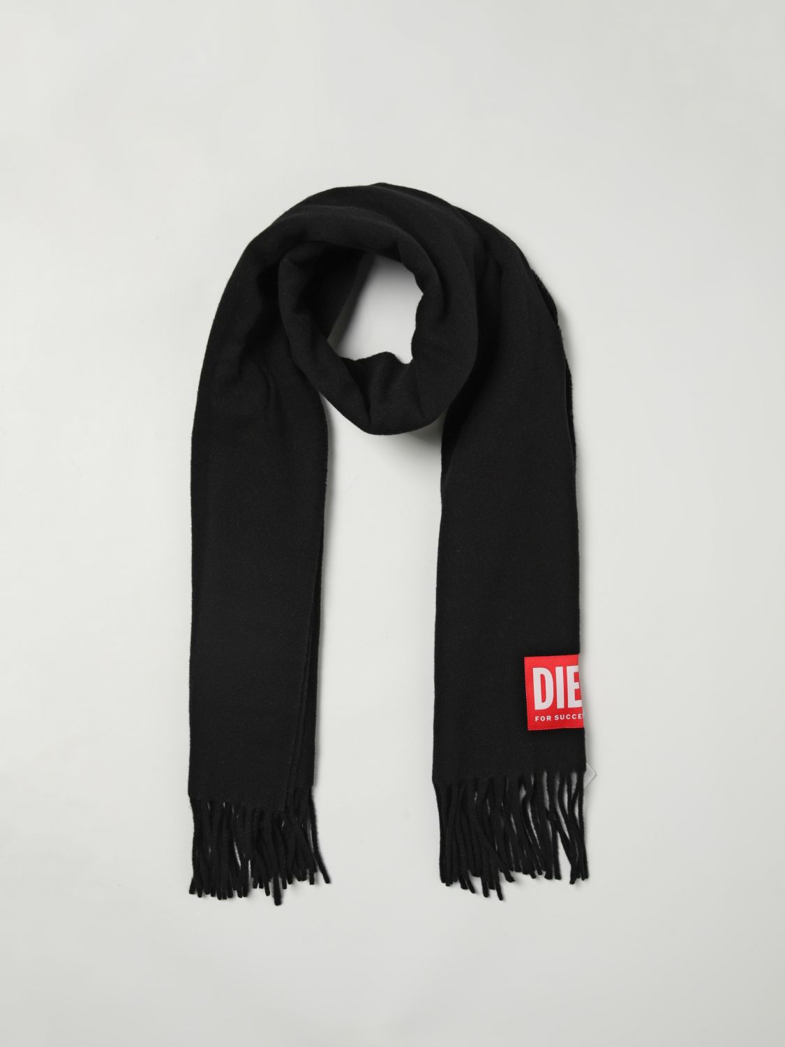 Diesel Scarf Men Black