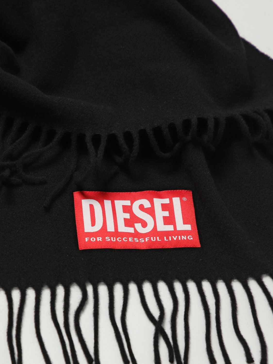 Diesel Scarf Men Black