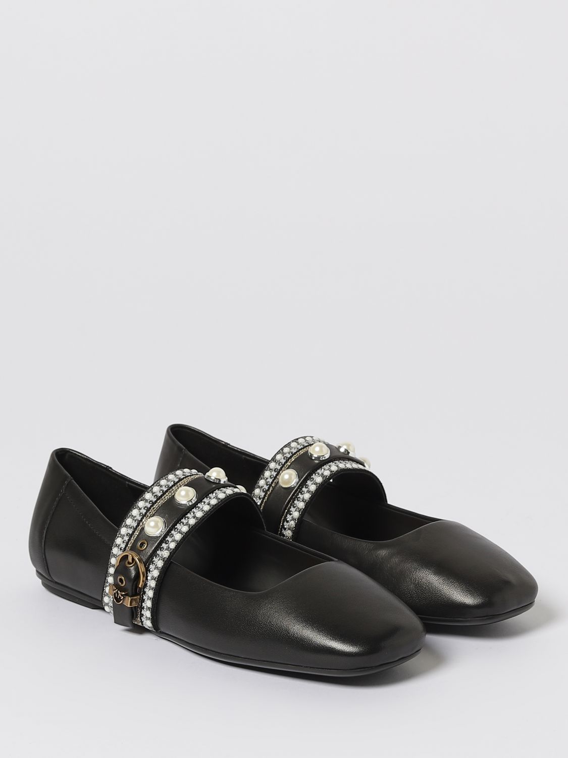 Pinko Ballet Flats Woman Black