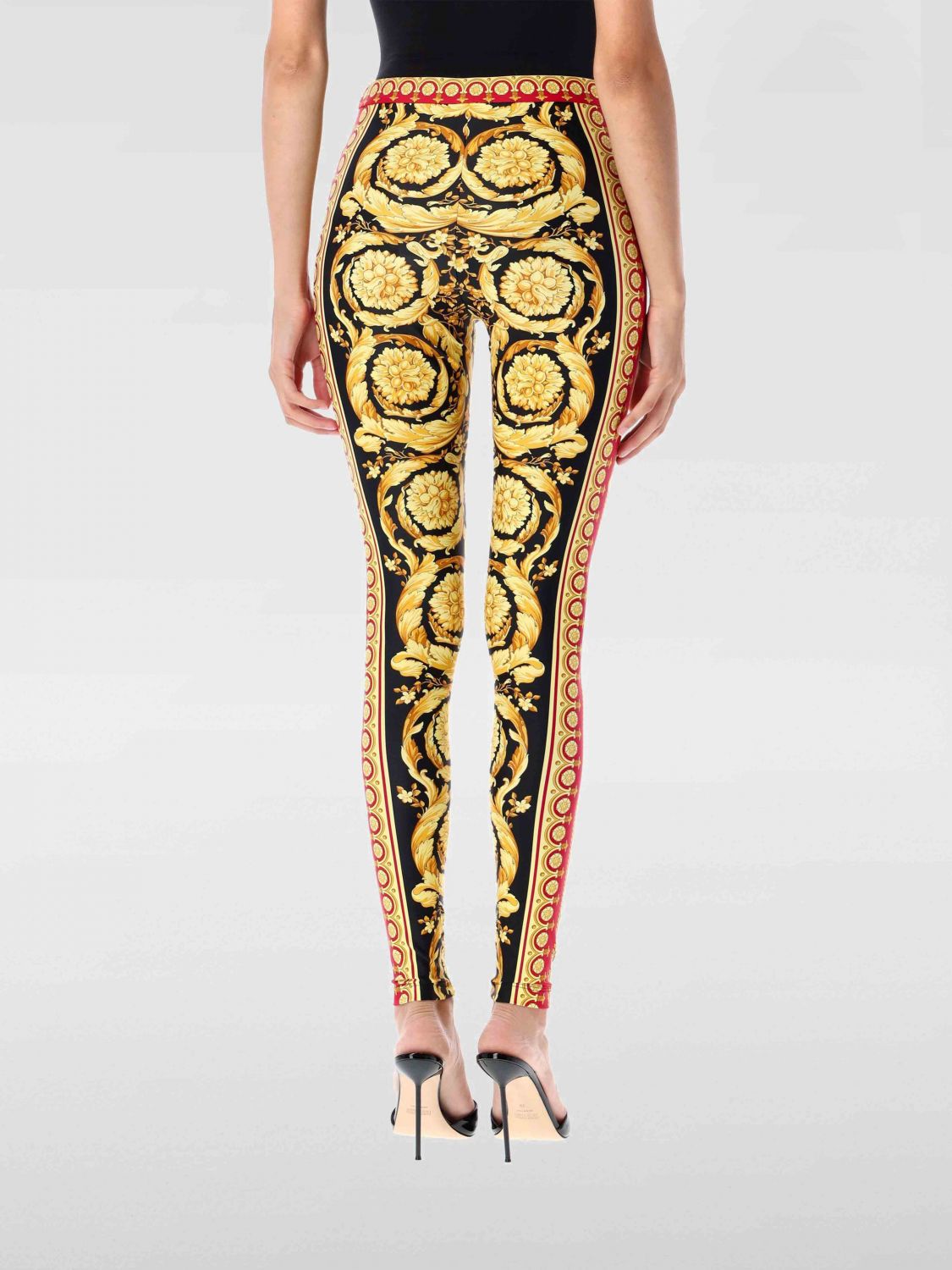 Versace Pants Woman Gold