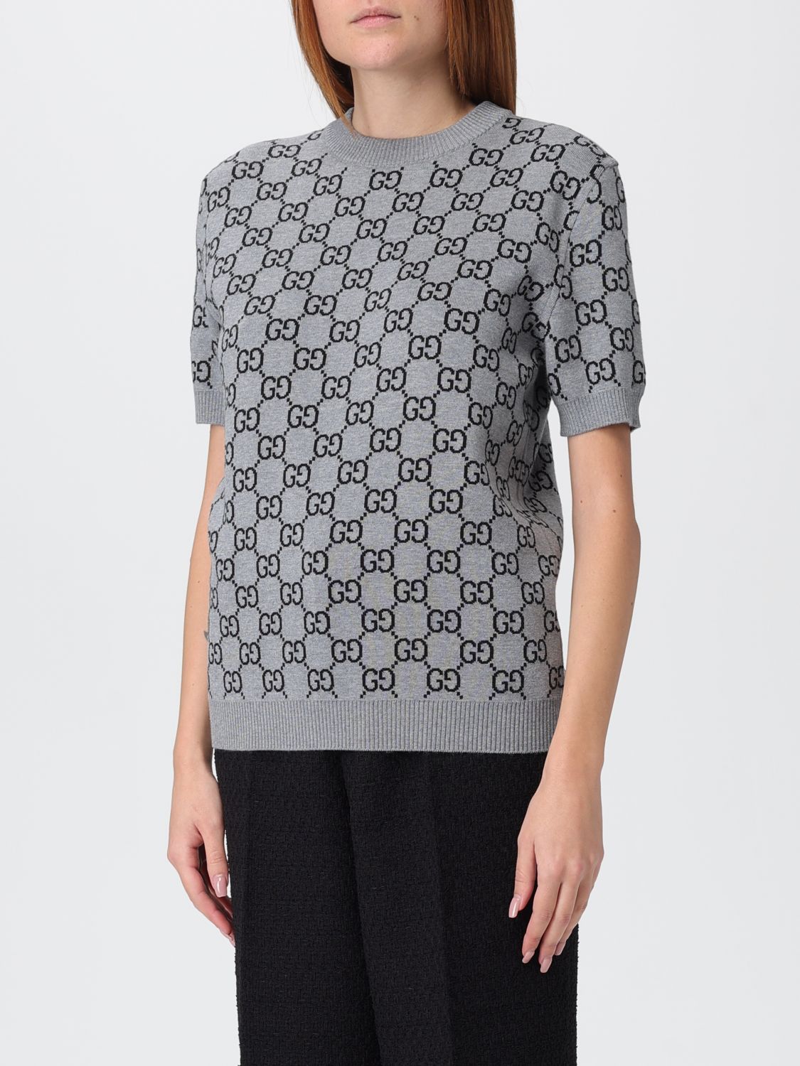 Gucci Top Woman Grey