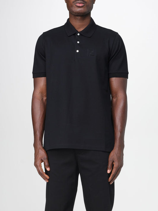 Fendi Polo Shirt Men Black