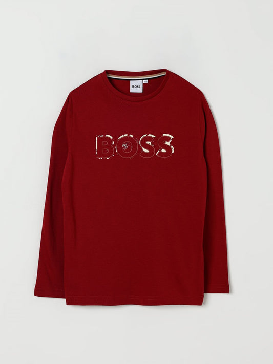 Boss T Shirt Kids Red