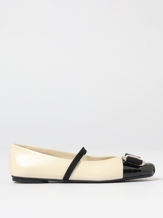 Ferragamo Ballet Flats Woman White