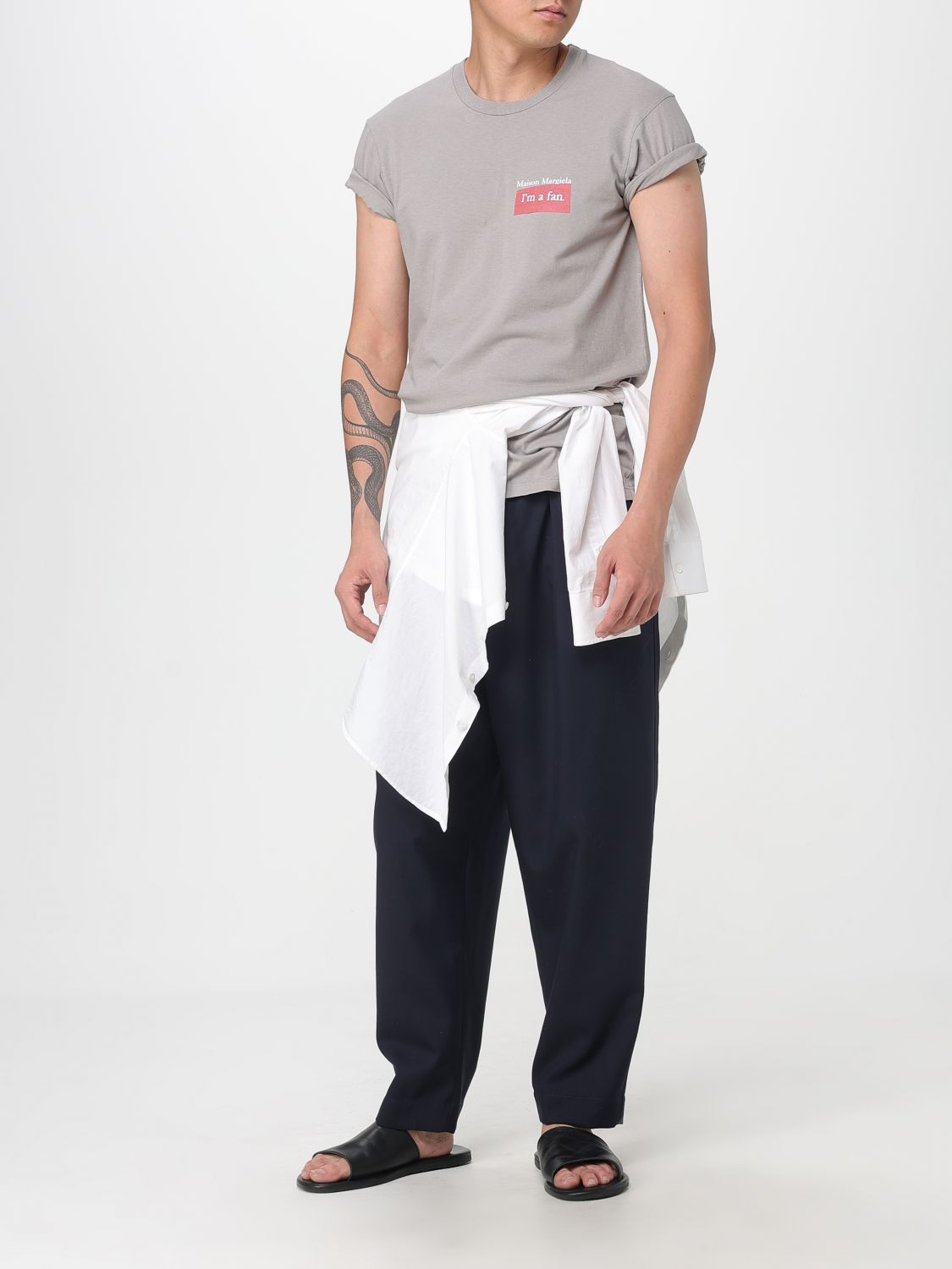 Maison Margiela T Shirt Men Beige