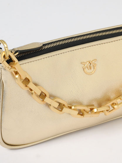 Pinko Shoulder Bag Woman Gold