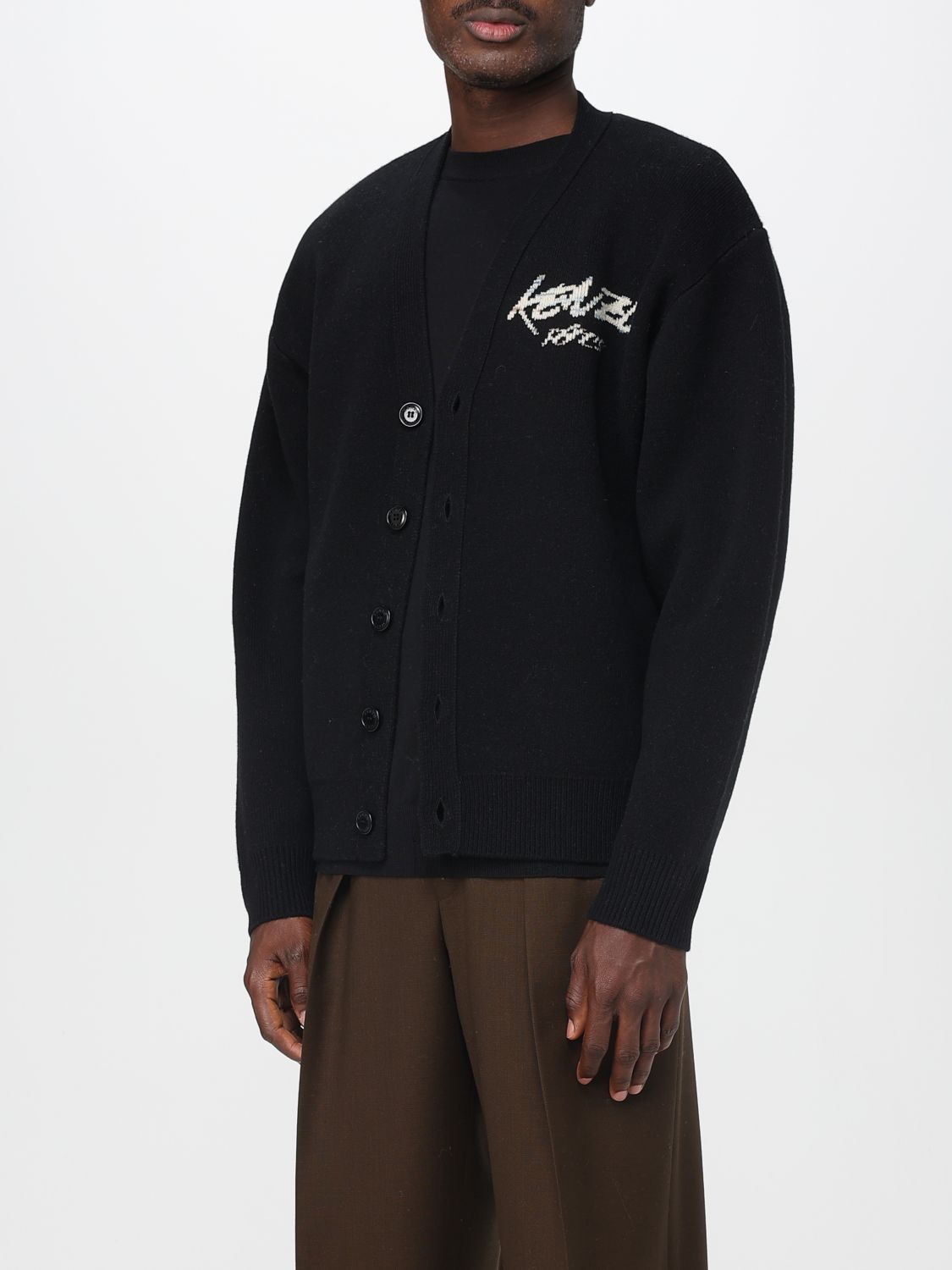 Kenzo Cardigan Men Black
