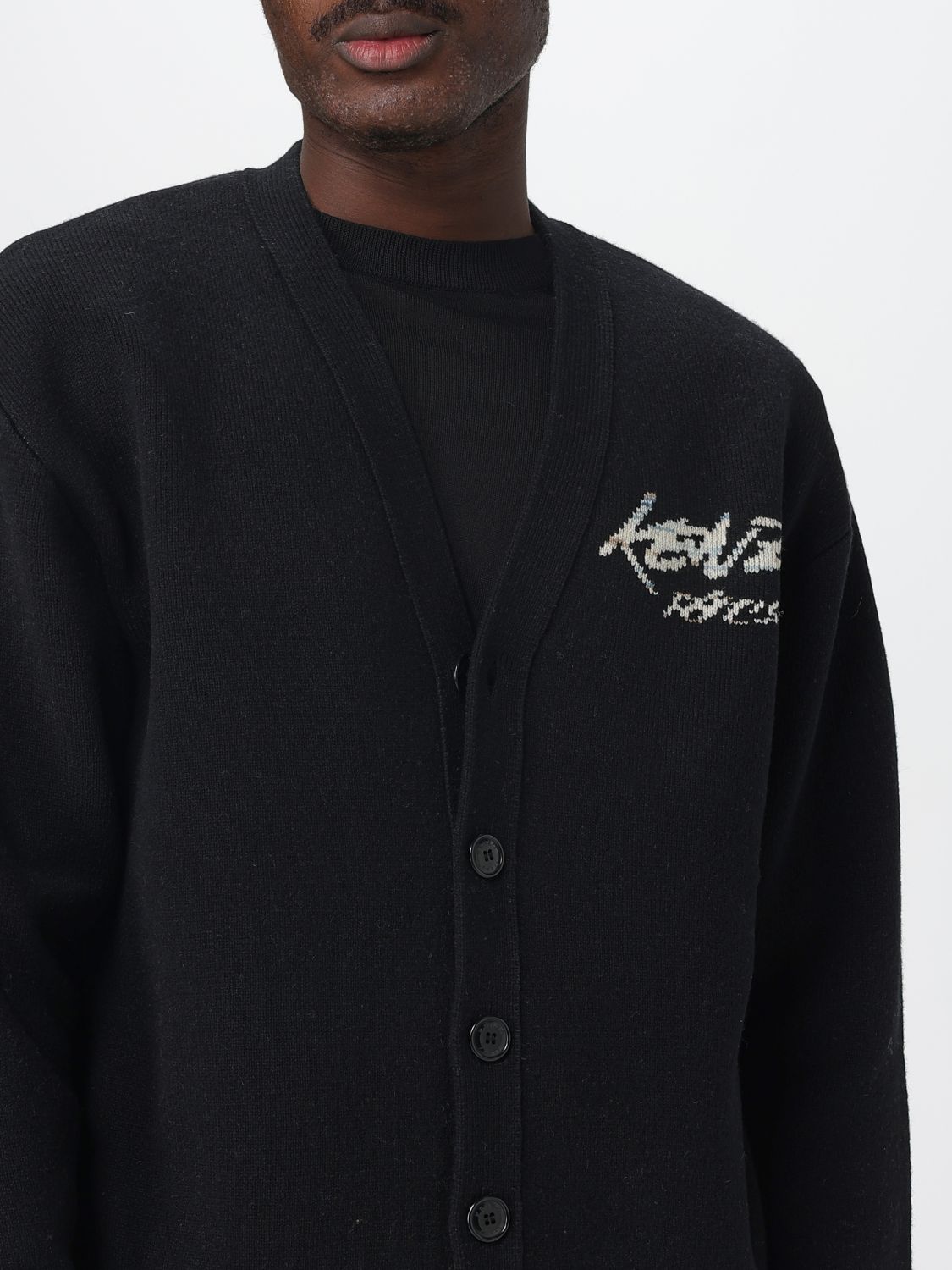 Kenzo Cardigan Men Black