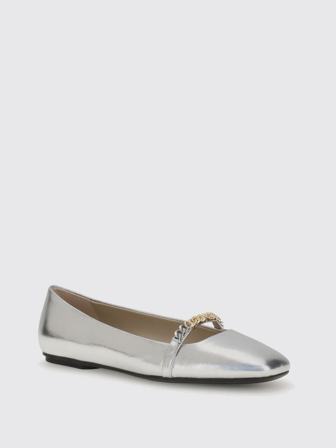 Pinko Ballet Flats Woman Silver