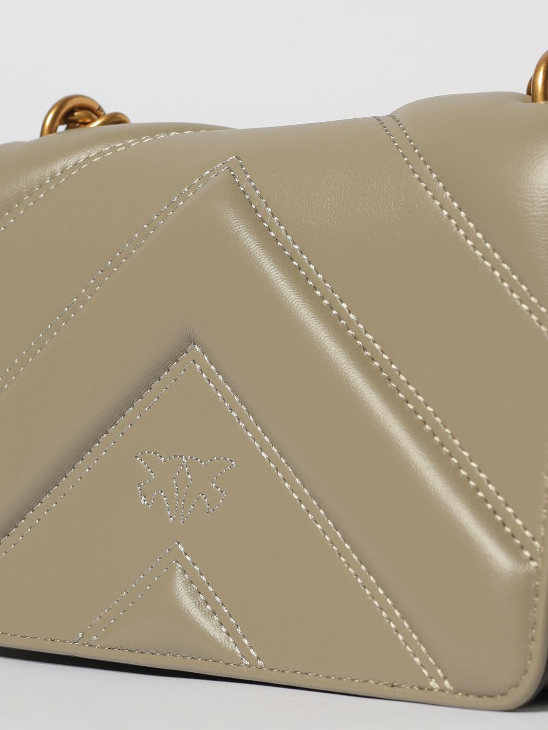 Pinko Handbag Woman Beige