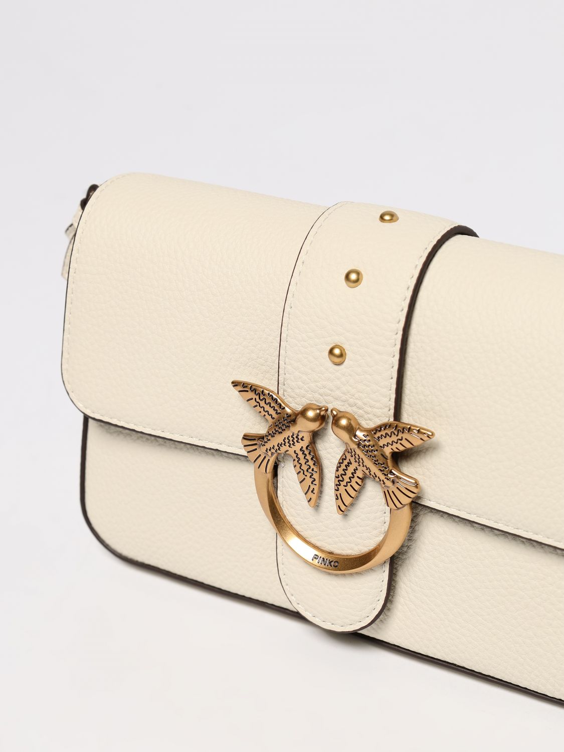 Pinko Crossbody Bags Woman Black