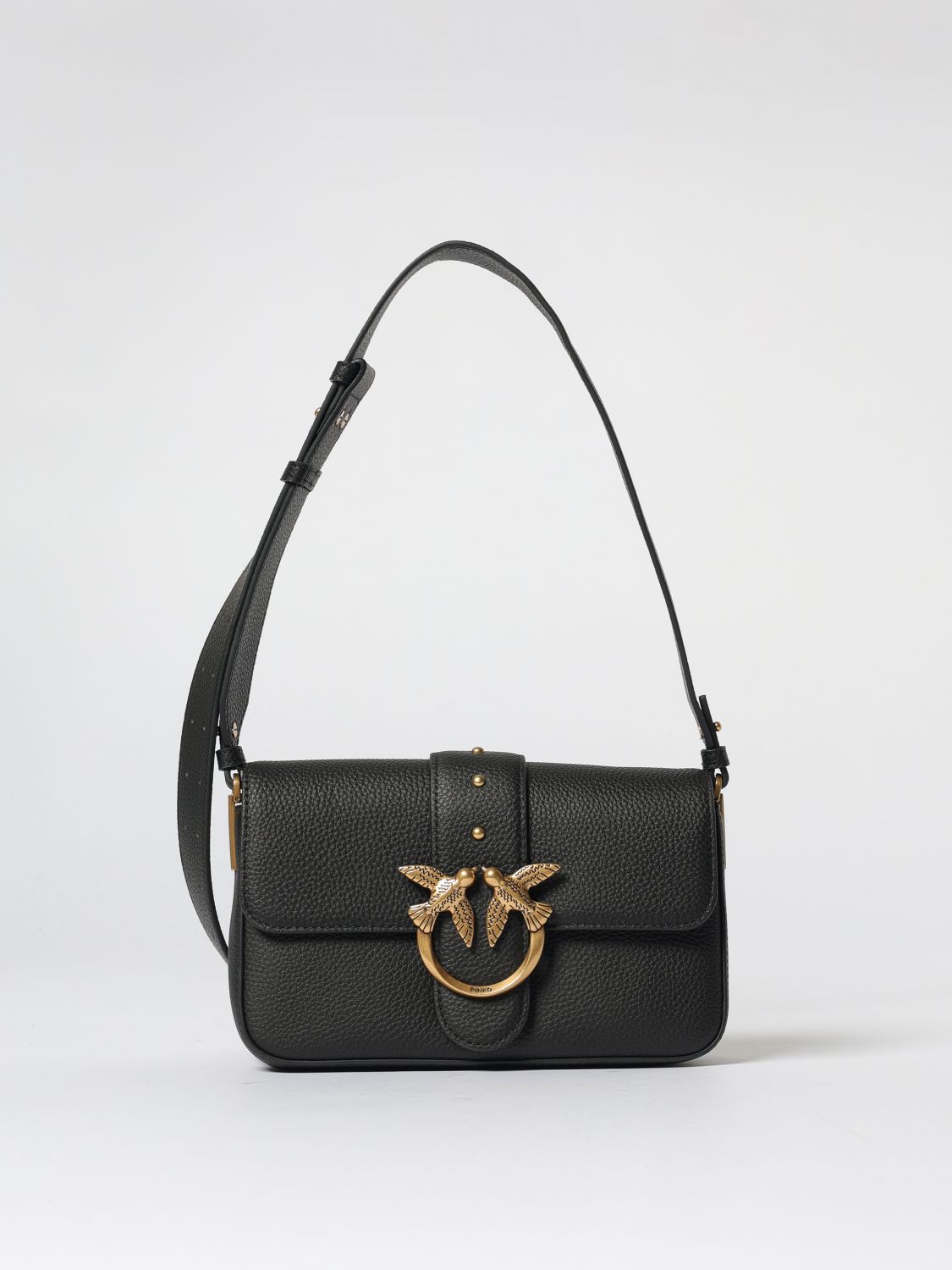 Pinko Crossbody Bags Woman Black