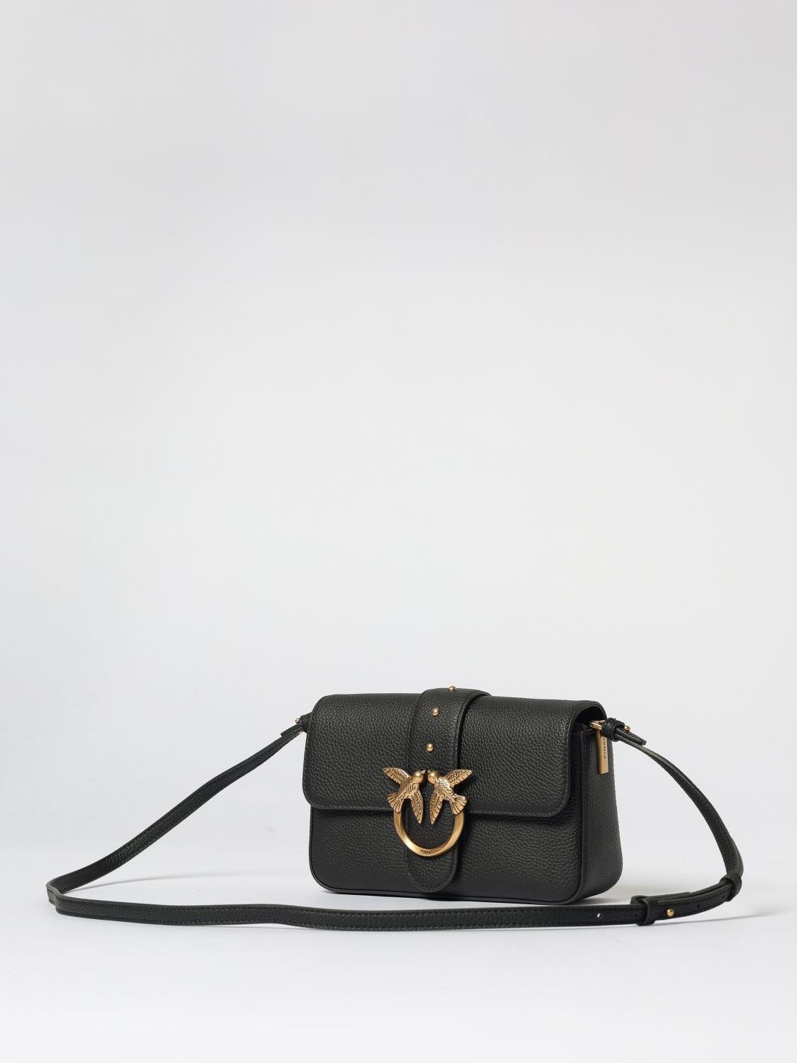 Pinko Crossbody Bags Woman Black