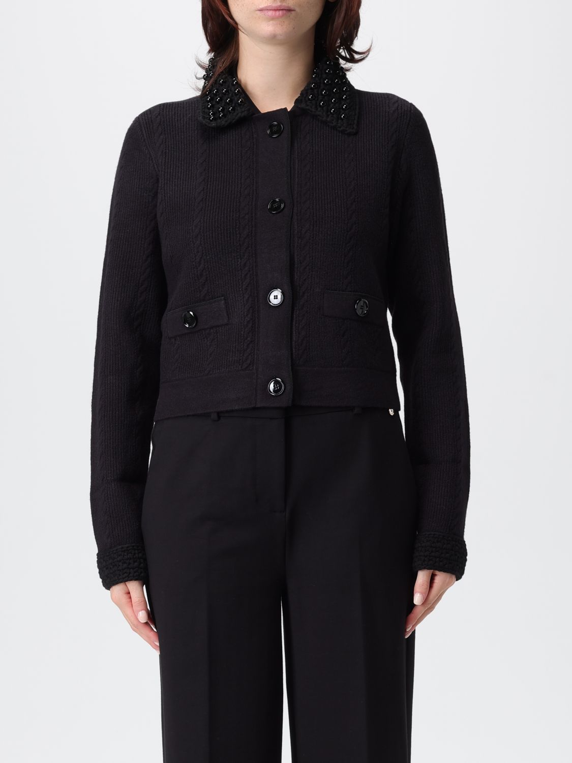 Pinko Cardigan Woman Black