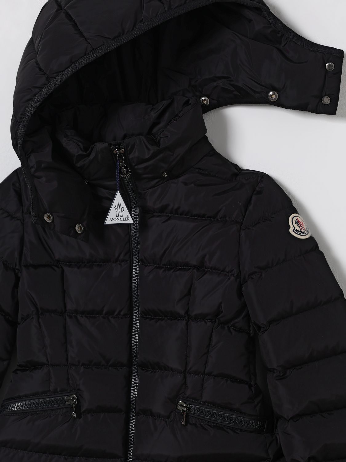 Moncler Coat Kids Black