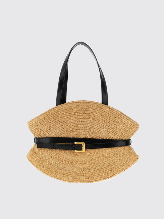 Balmain Shoulder Bag Woman Beige