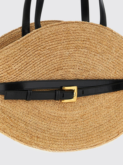 Balmain Shoulder Bag Woman Beige