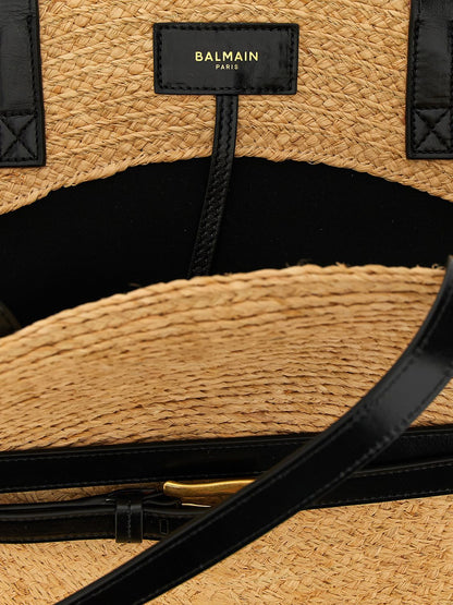 Balmain Shoulder Bag Woman Beige