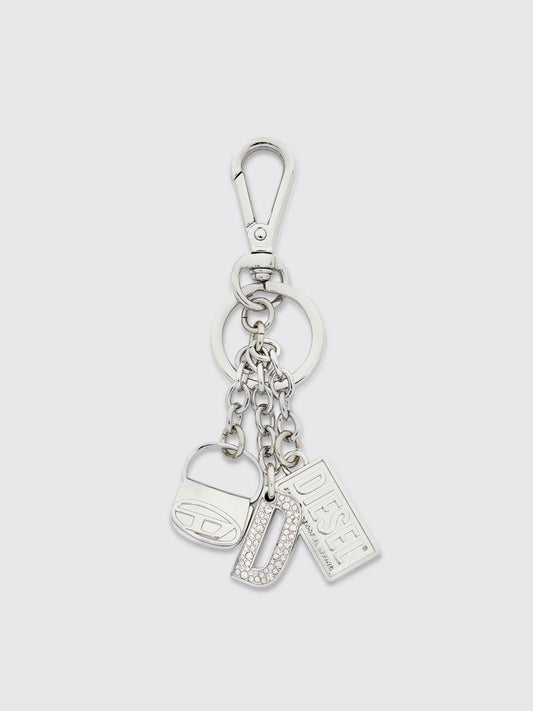Diesel Key Chain Woman Silver