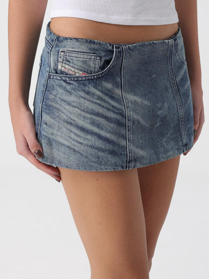 Diesel Skirt Woman Blue
