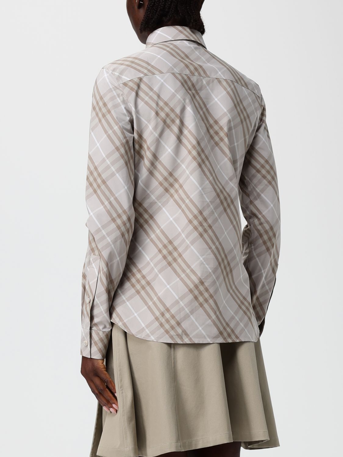 Burberry Shirt Woman Grey