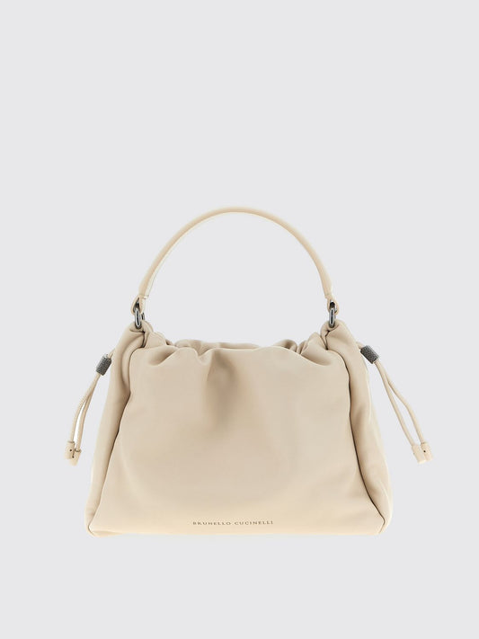 Brunello Cucinelli Shoulder Bag Woman Beige