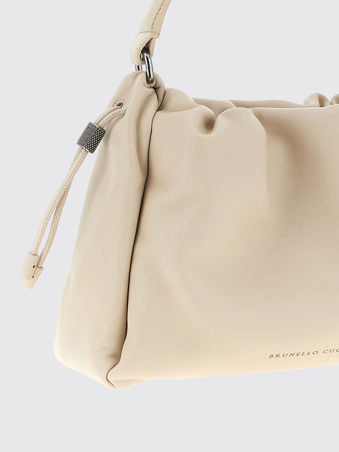 Brunello Cucinelli Shoulder Bag Woman Beige