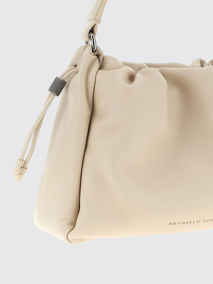 Brunello Cucinelli Shoulder Bag Woman Beige