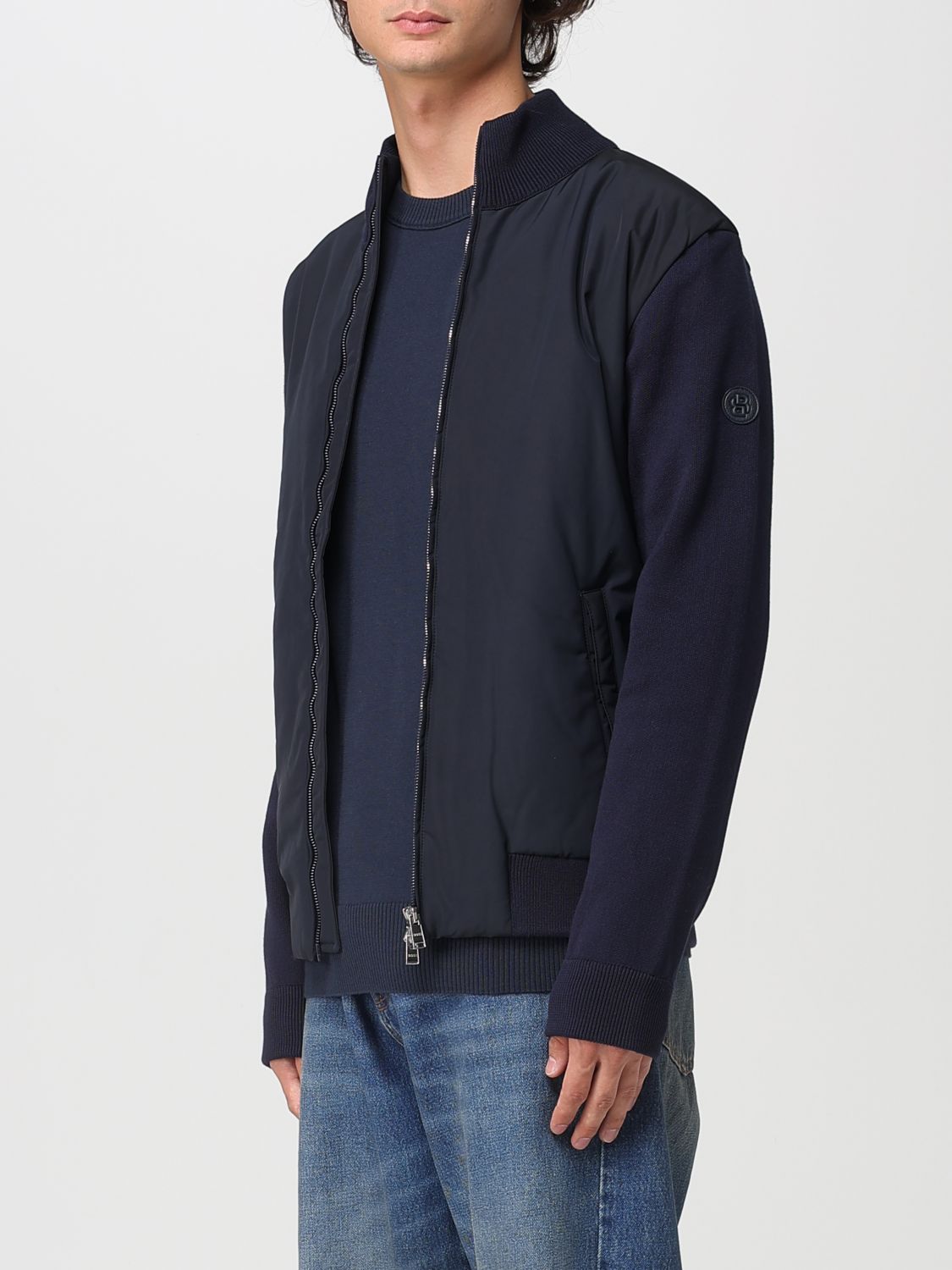 Boss Jacket Men Blue