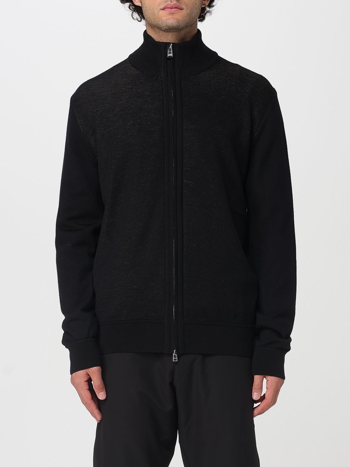 Boss Cardigan Men Black
