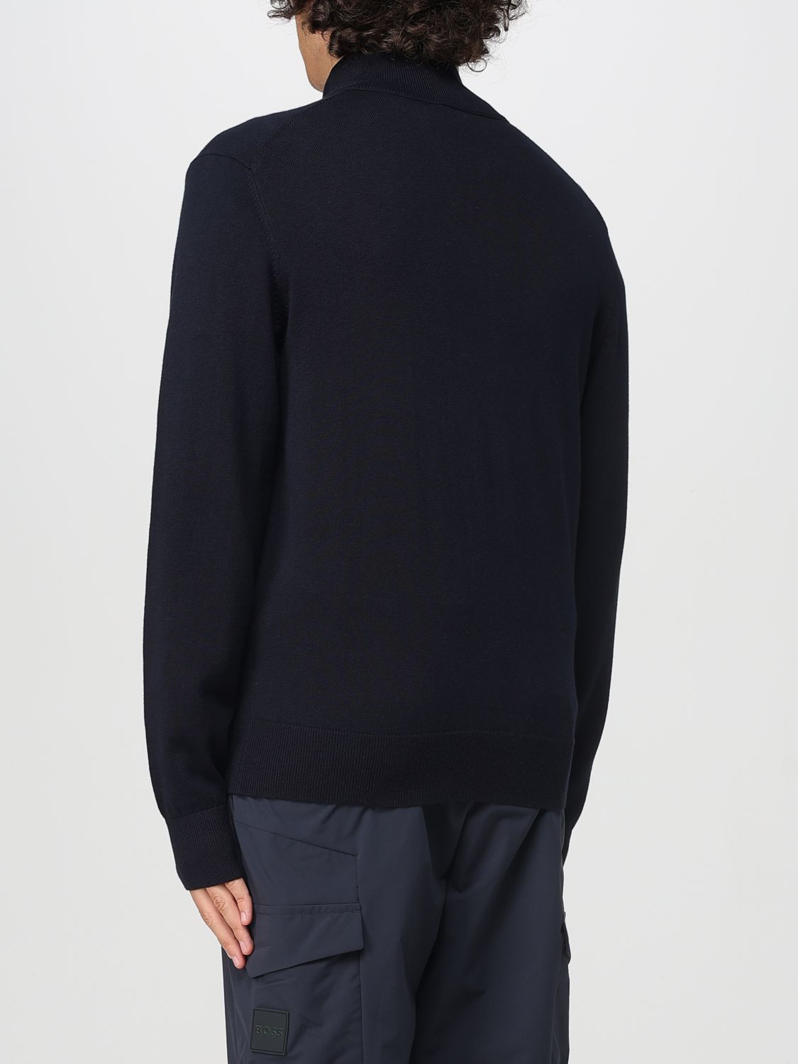 Boss Cardigan Men Black
