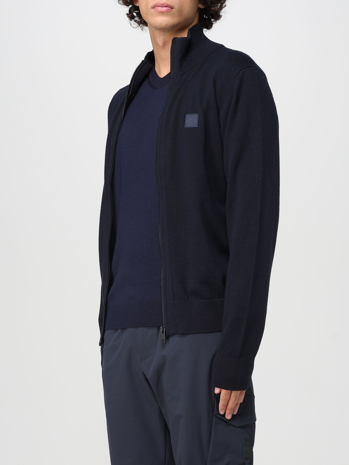 Boss Cardigan Men Black