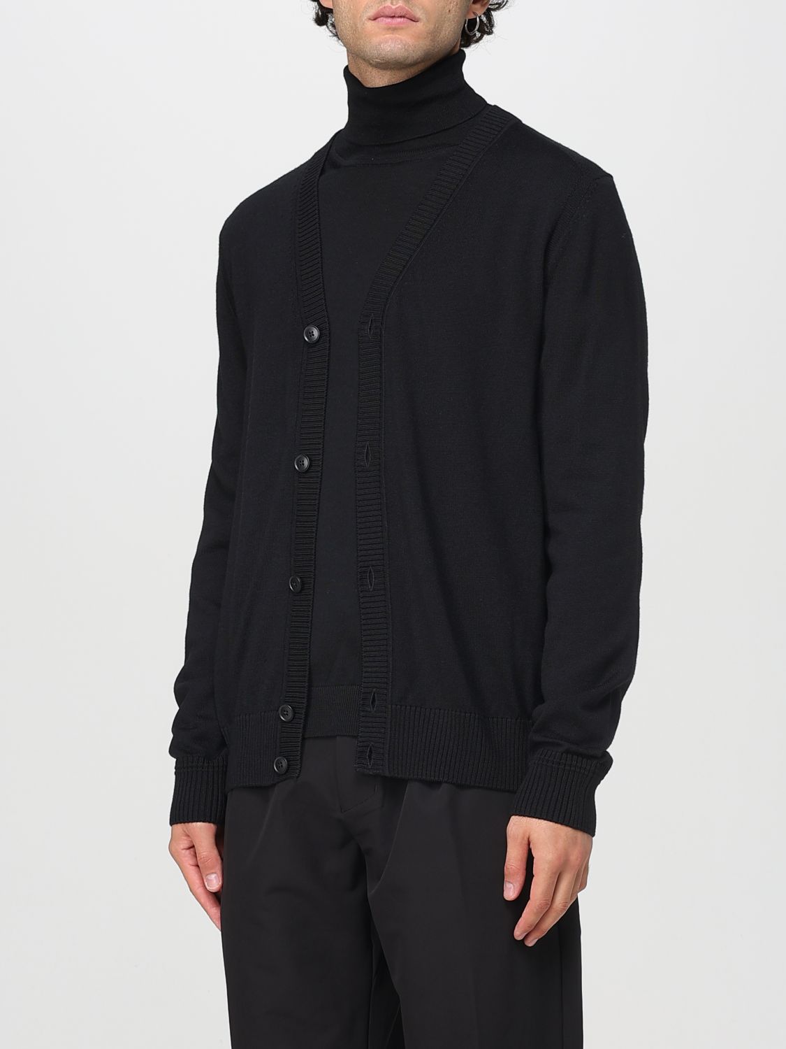 Boss Cardigan Men Black