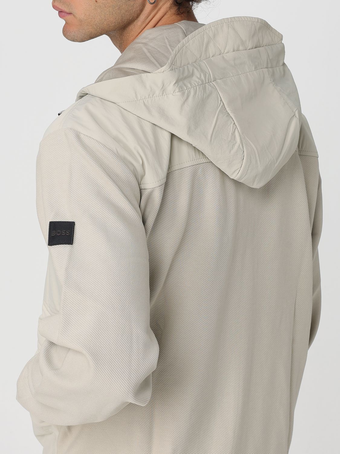 Boss Jacket Men Beige